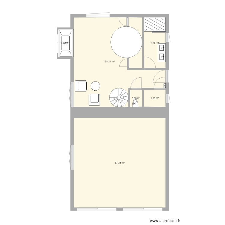 K ET N 2  j. Plan de 0 pièce et 0 m2