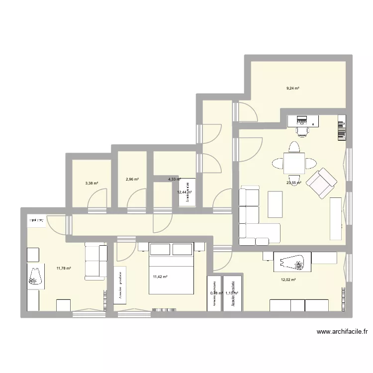 test2. Plan de 11 et 93 m² test2. Plan de 11 et 93 m²
