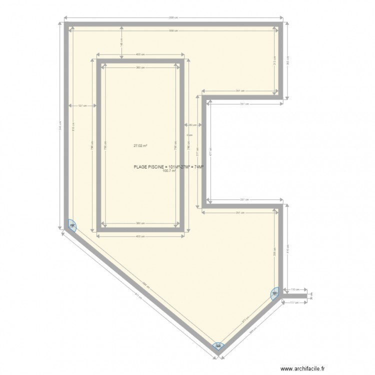 IMPLANTATION PISCINE POSE. Plan de 0 pièce et 0 m2