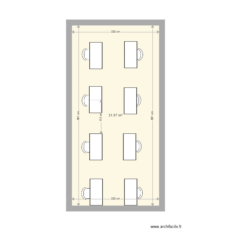 404 en bloc. Plan de 0 pièce et 0 m2