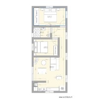 plan maison 2 conteneurs collés