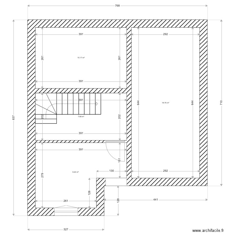 groppo. Plan de 0 pièce et 0 m2