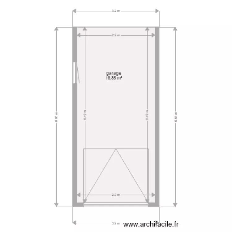 SCI BCM BOURGOIS    projet garage. Plan de 
