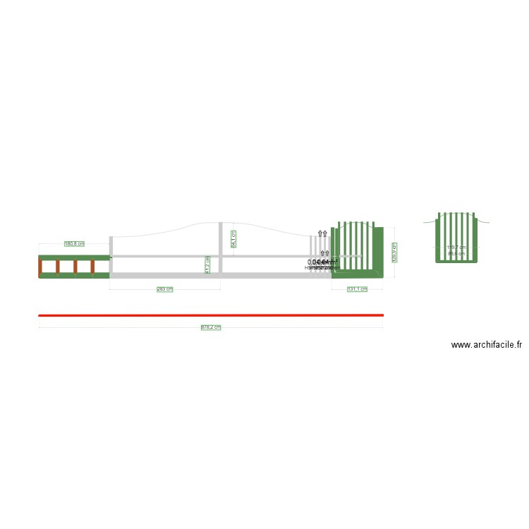 portail fer forgé 6. Plan de 13 pièces et 2 m2