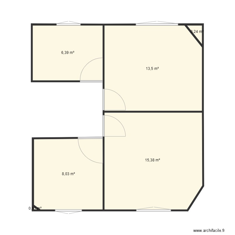 2eme etage maison . Plan de 0 pièce et 0 m2