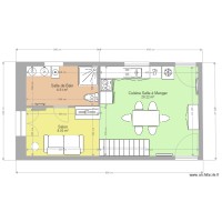 RdC Annexe amménagée avec cote et porte fenêtre 1 50