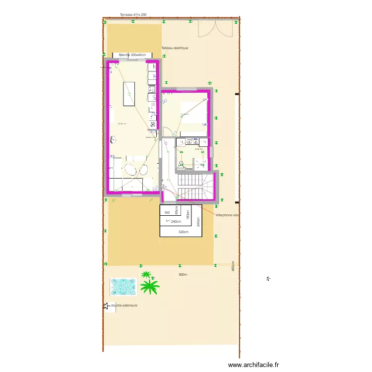 LEROUX Electricit&eacute;. Plan de 