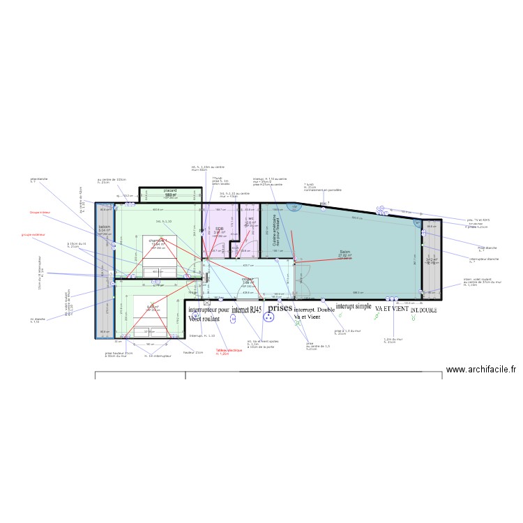 villefranche ÉLECTRICITÉ. Plan de 0 pièce et 0 m2