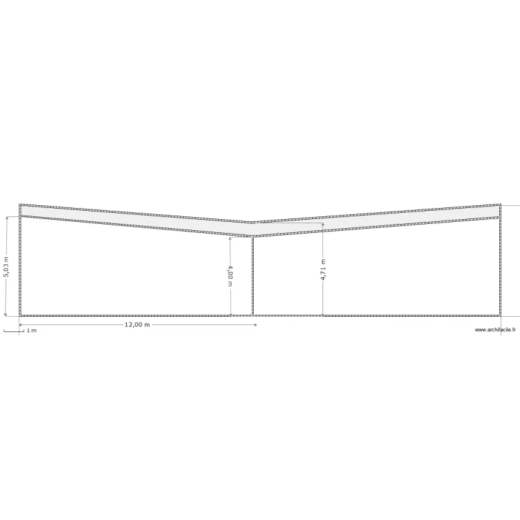 coupe. Plan de coupe. Plan de