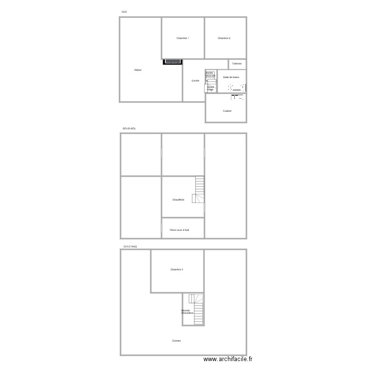 brion. Plan de 0 pièce et 0 m2