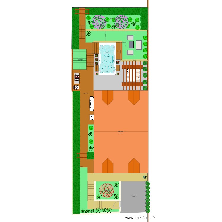 Plan exterieur Spas 14FX. Plan de 0 pièce et 0 m2