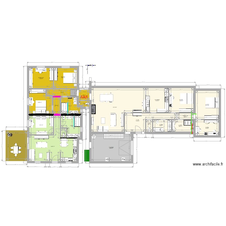 évolution 2. Plan de 0 pièce et 0 m2