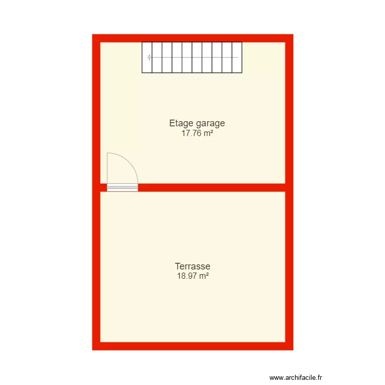 BI 4285 annexes etage garage non c&ocirc;t&eacute;. Plan de 