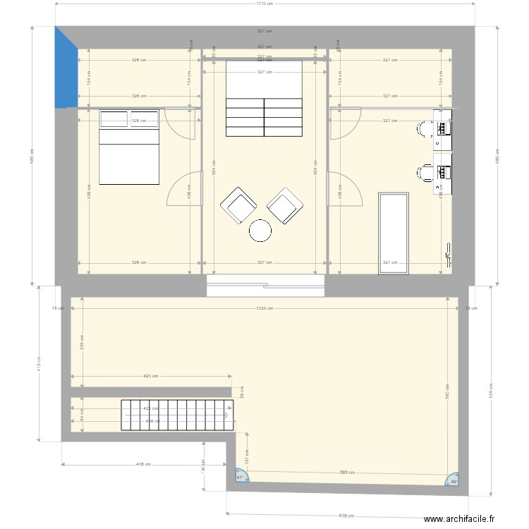 etage1. Plan de 0 pièce et 0 m2