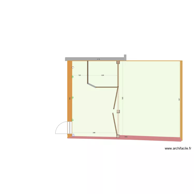 Abris sur terrasse 02. Plan de 