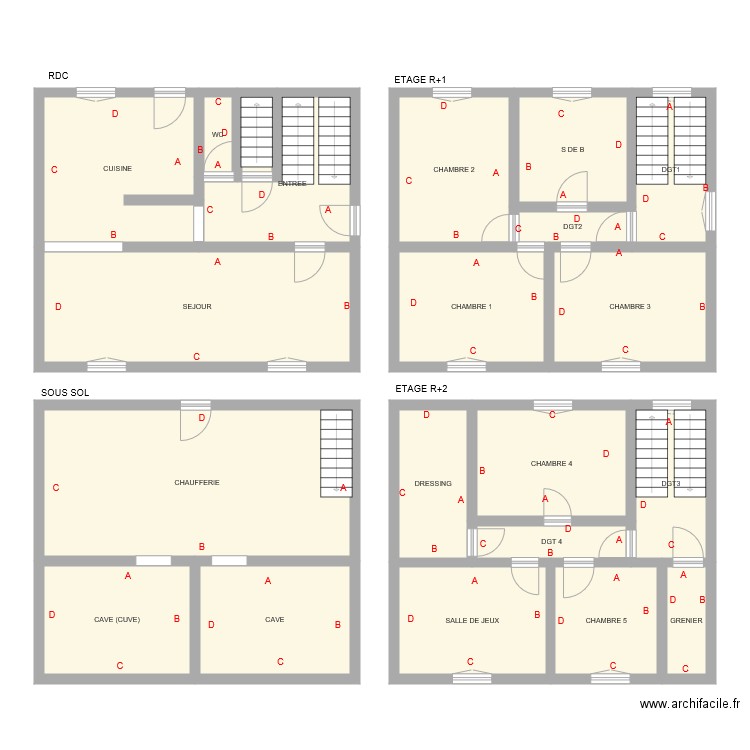 baldy. Plan de 0 pièce et 0 m2