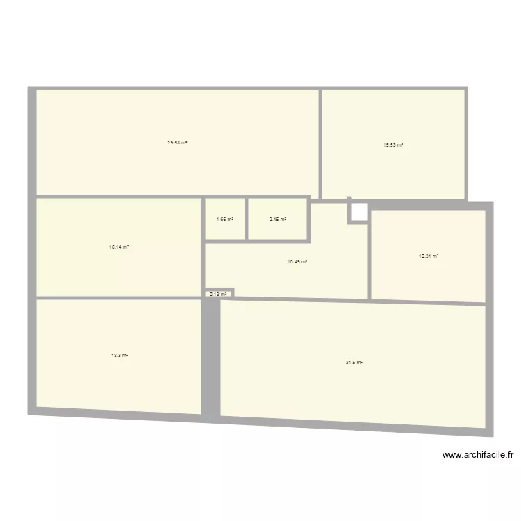 chaux r&eacute;el 1. Plan de 