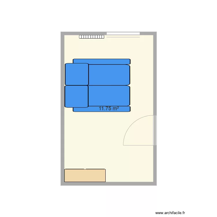 CHAMBRE DIMITRI 2. Plan de 