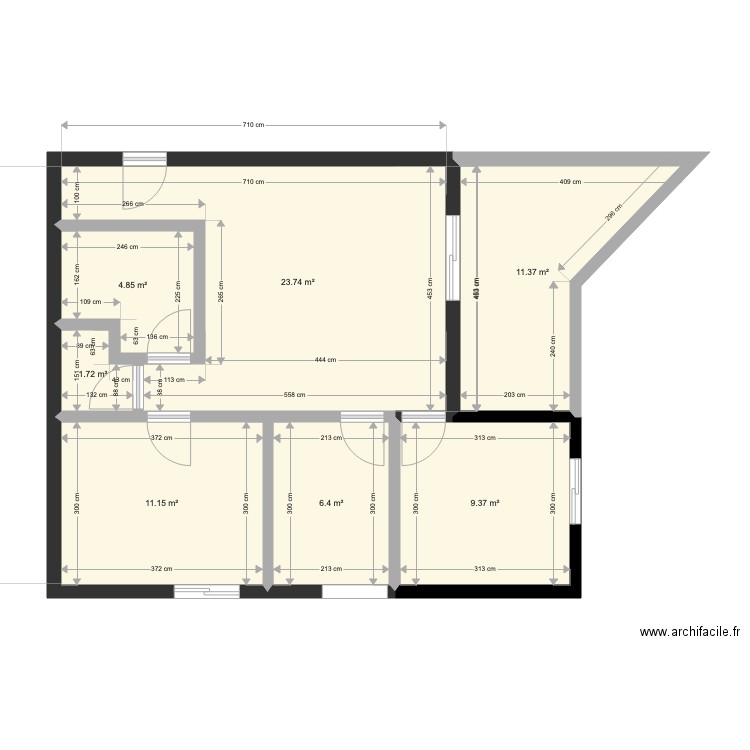 T3 . Plan de 0 pièce et 0 m2