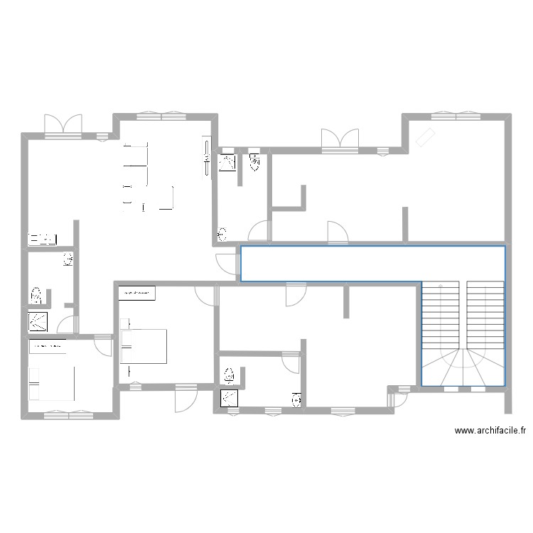 2eme fin 2. Plan de 9 pièces et 192 m2