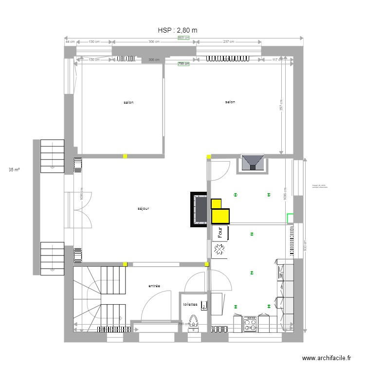 Enghien rez de chaussée 22 03 2021. Plan de 0 pièce et 0 m2
