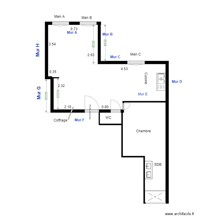 Plan. Plan de 0 pièce et 0 m2