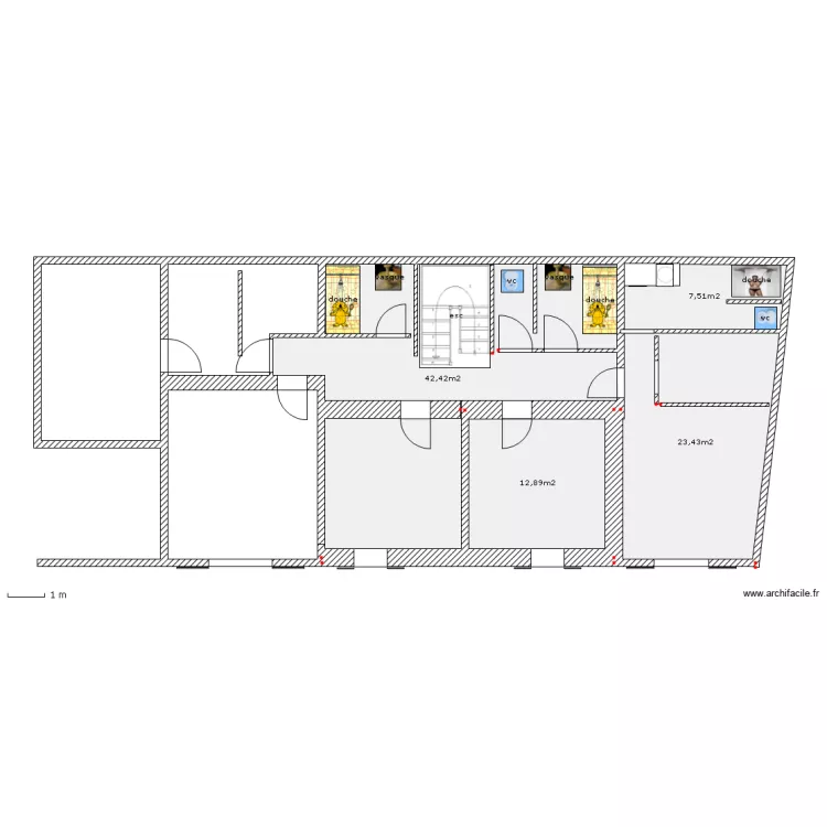 mas13-etage projet 6   et  . Plan de 