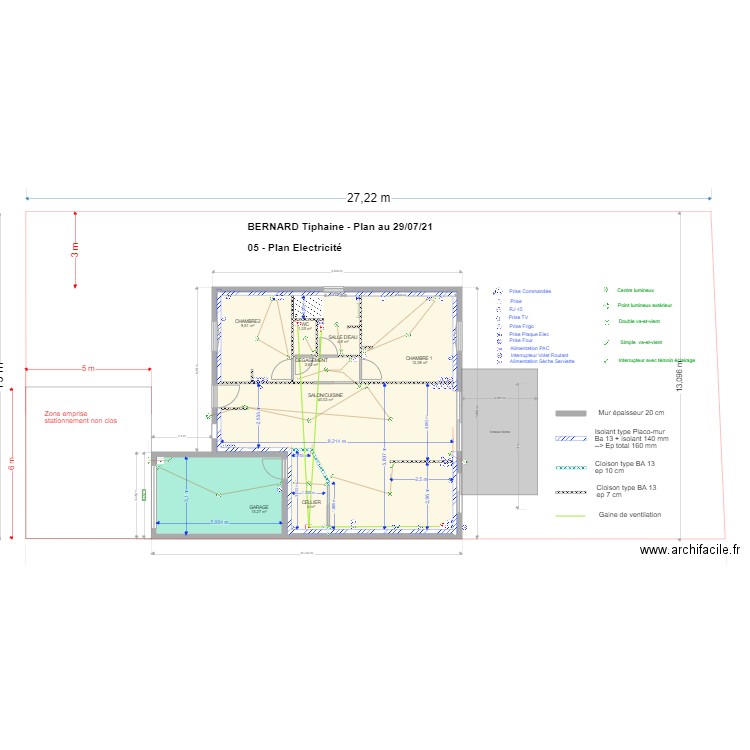 05 Plan Electricité 290721. Plan de 0 pièce et 0 m2