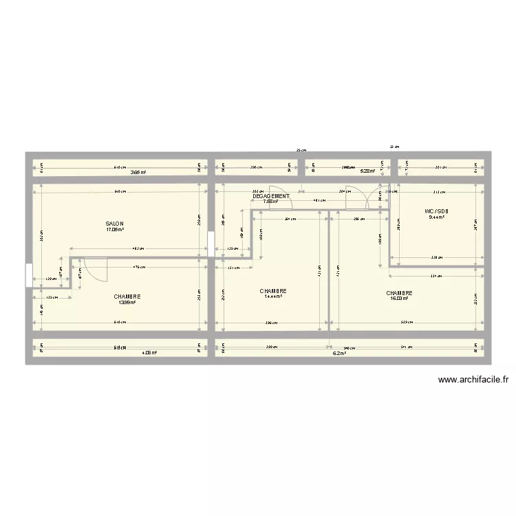 etage. Plan de 