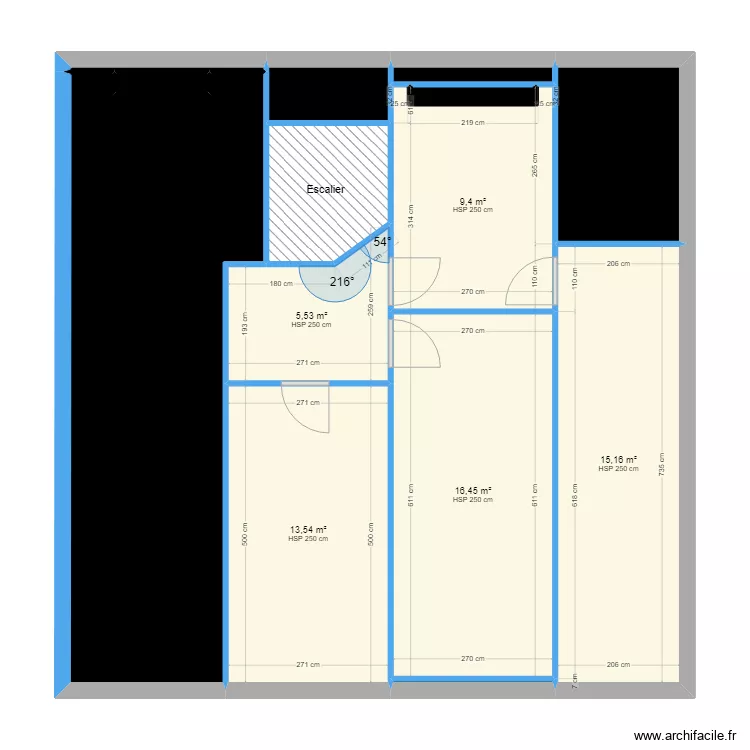CONDORCET R+2 EDL . Plan de 