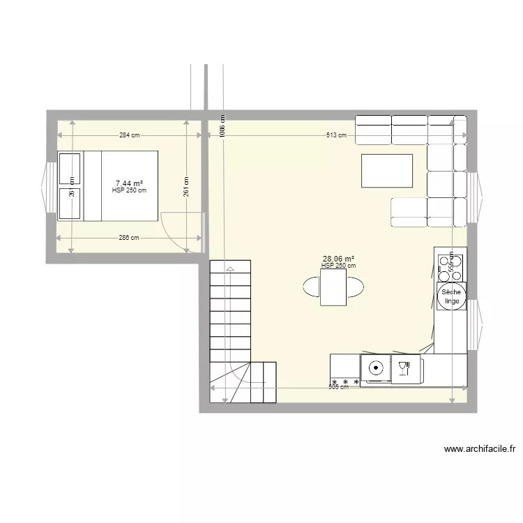 appt 1er. Plan de 