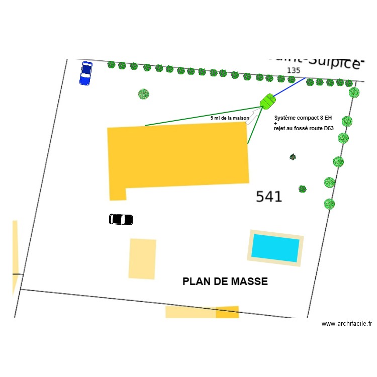 Brenner. Plan de 0 pièce et 0 m2