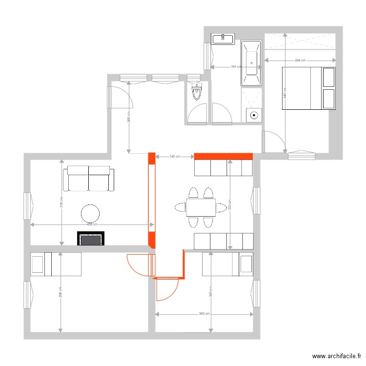 verneret projet 26 octobre. Plan de 0 pièce et 0 m2