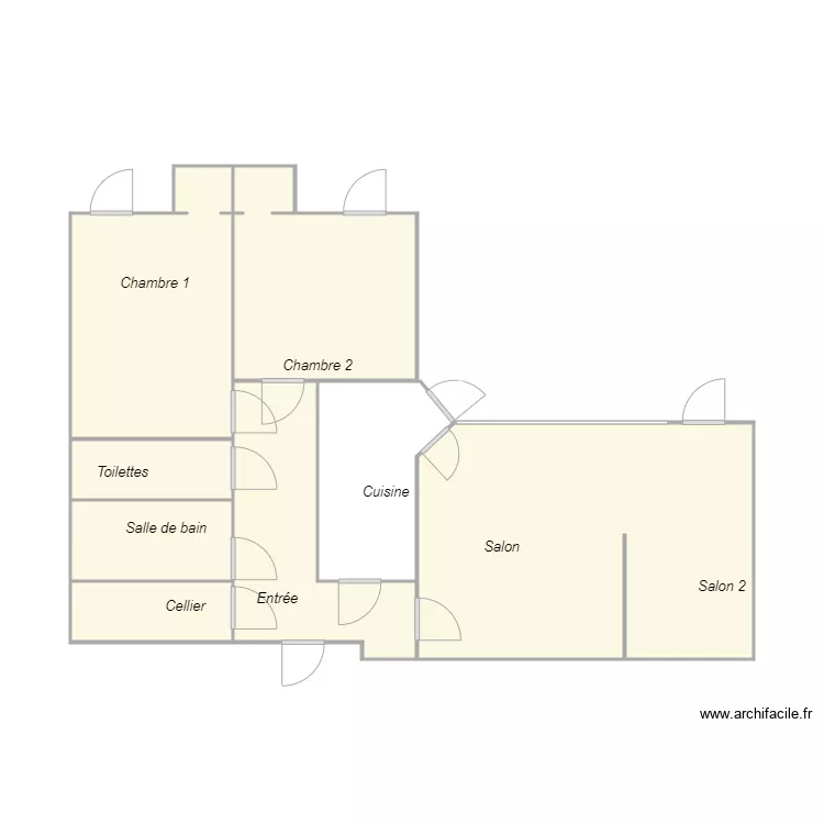 Croquis TERBAH. Plan de 