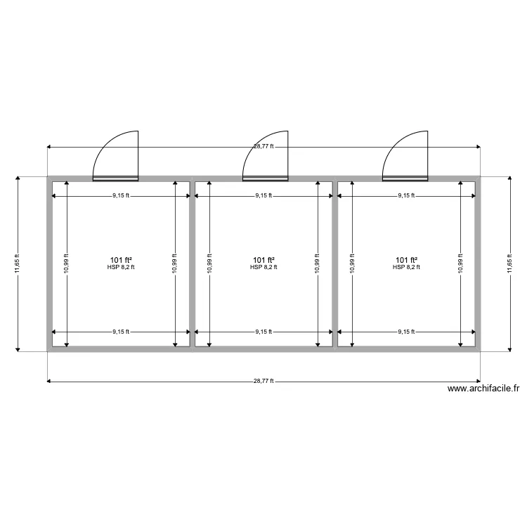 WestRock 3 Room . Plan de 