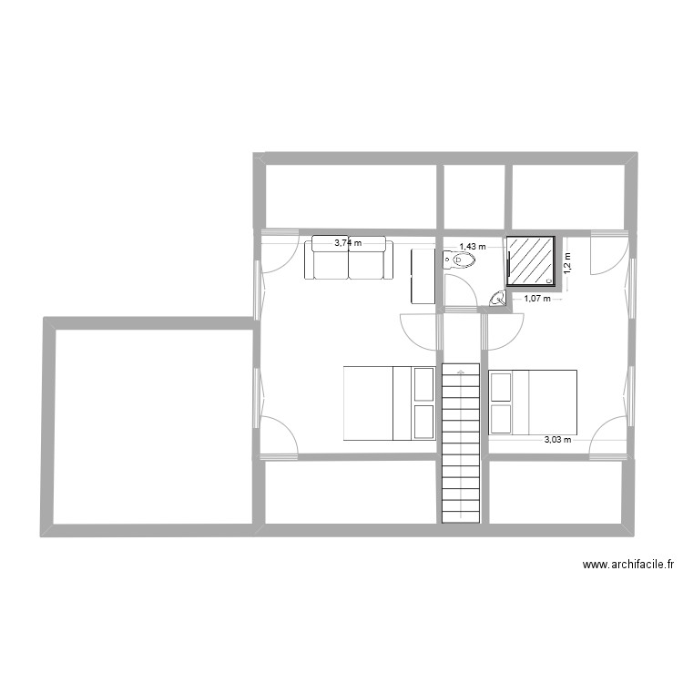 SCI KERMYL ETAGE V2 AGRANDISSEMENT. Plan de 0 pièce et 0 m2