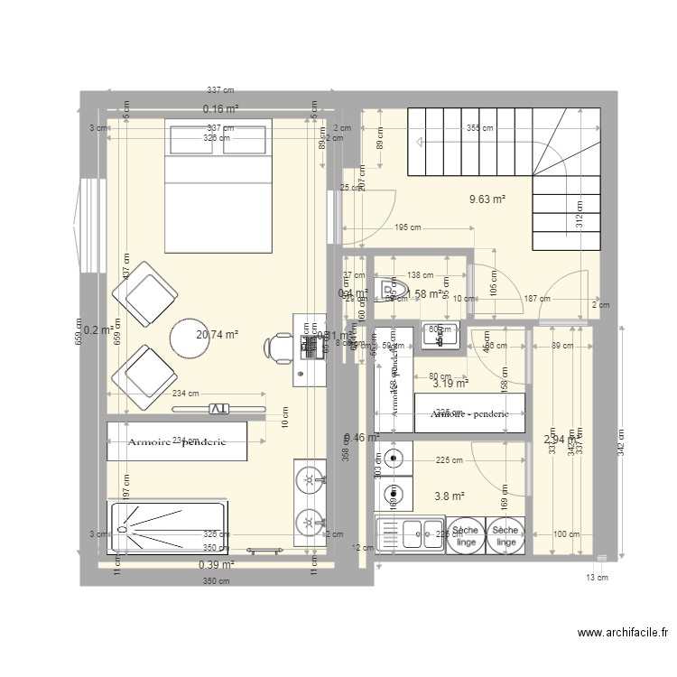 SOUSSOL JULIENMAX 06082019. Plan de 0 pièce et 0 m2