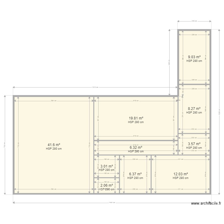 Plan maison belges Fougueyrolles. Plan de 10 pièces et 112 m2
