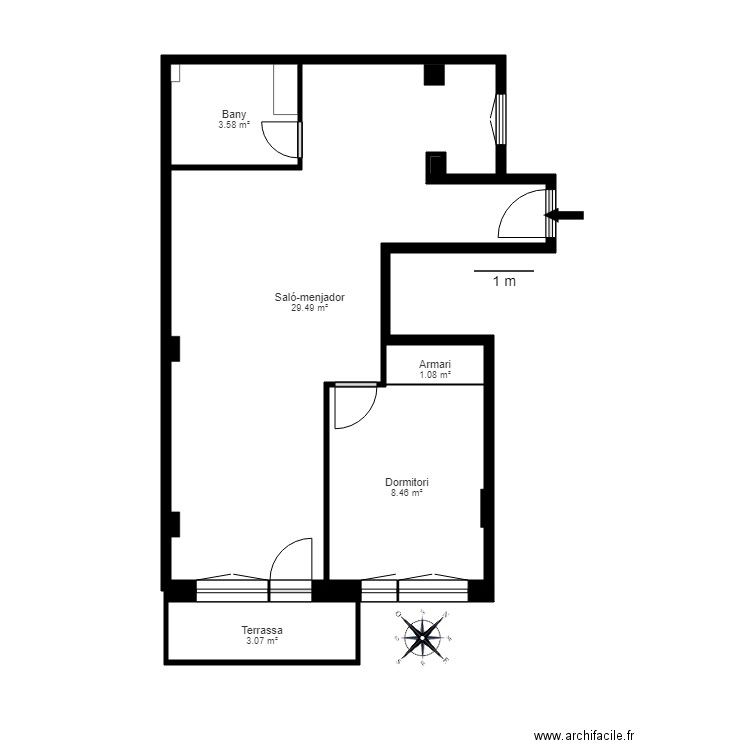 ED PRINCIPAT PARC BLOC FRANÇA ESCALA A 1 1 CANILLO. Plan de 0 pièce et 0 m2