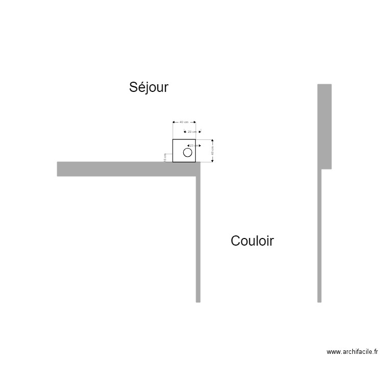 cheminée. Plan de 0 pièce et 0 m2