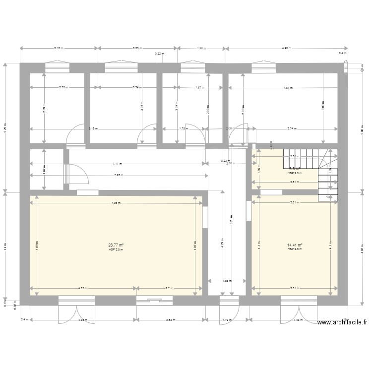 Plan Maison Etage. Plan de 0 pièce et 0 m2