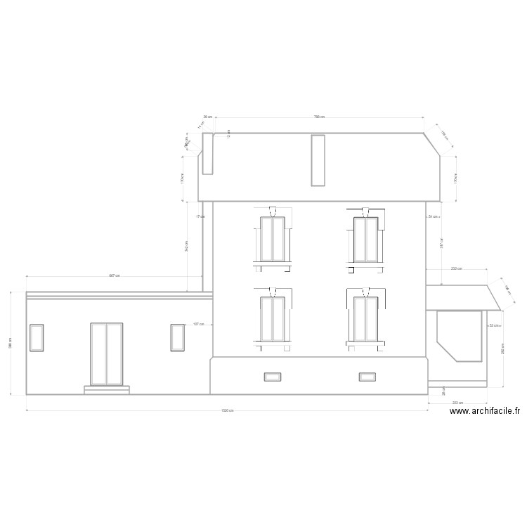 OasisOuestExist. Plan de 24 pièces et 130 m2