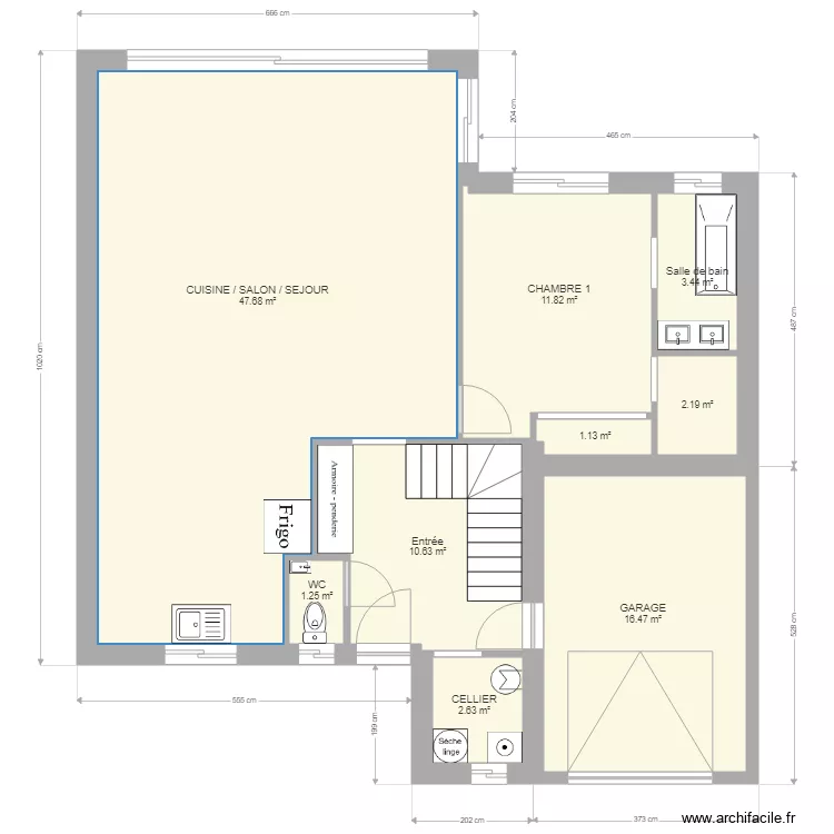 RDC DRESSING MODIF. Plan de 