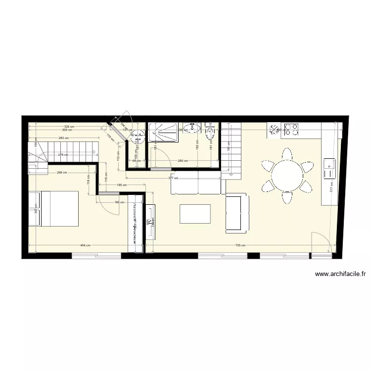 dep 2 cuisine h. Plan de 