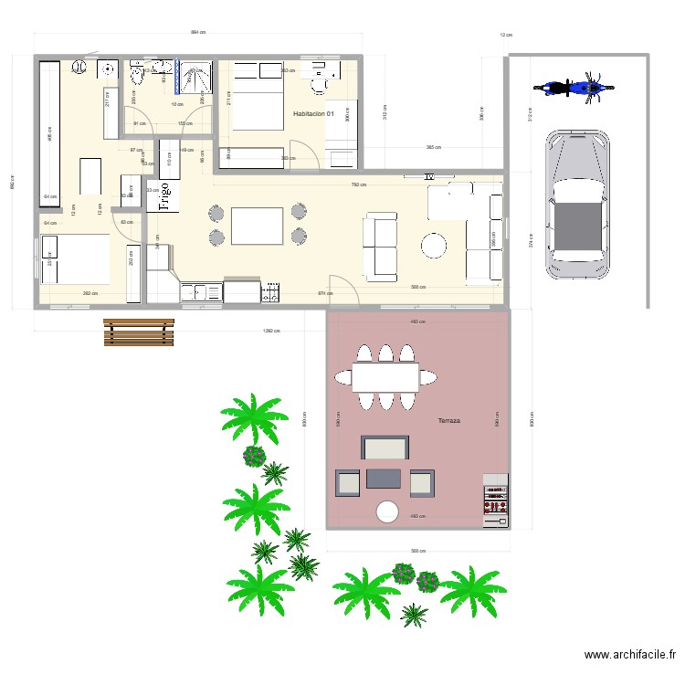 new house 02. Plan de 5 pièces et 99 m2