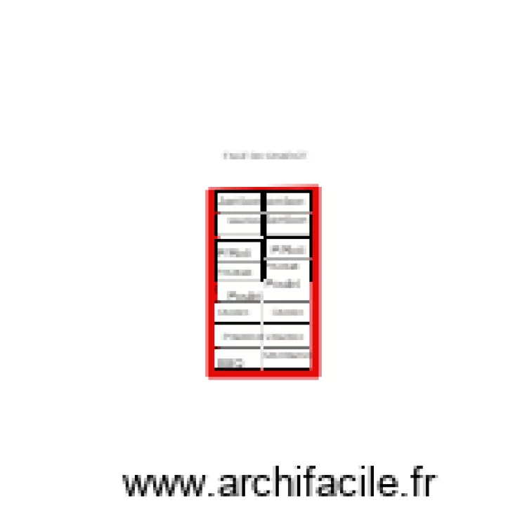 CHARIOT FACE. Plan de CHARIOT FACE. Plan de