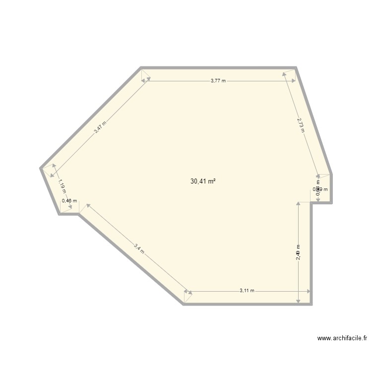 Bernabeu. Plan de 1 pièce et 30 m2