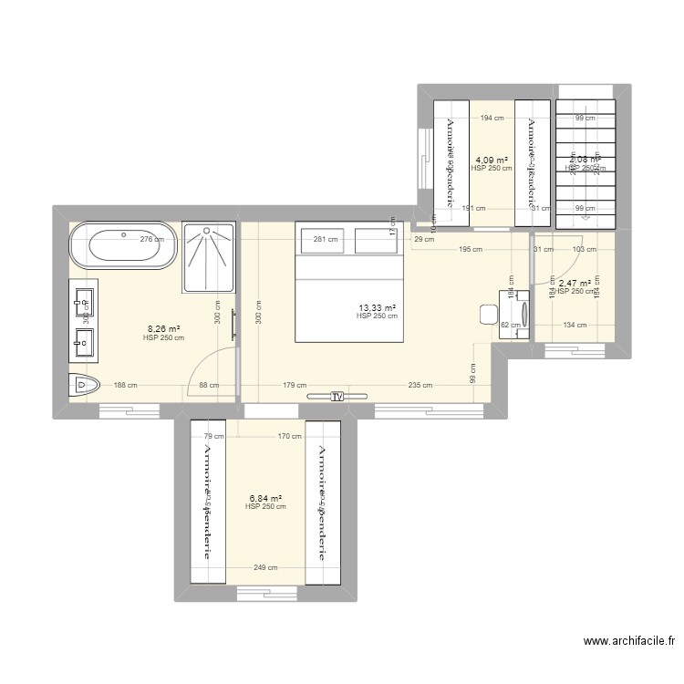 CONDORCET 3. Plan de 0 pièce et 0 m2