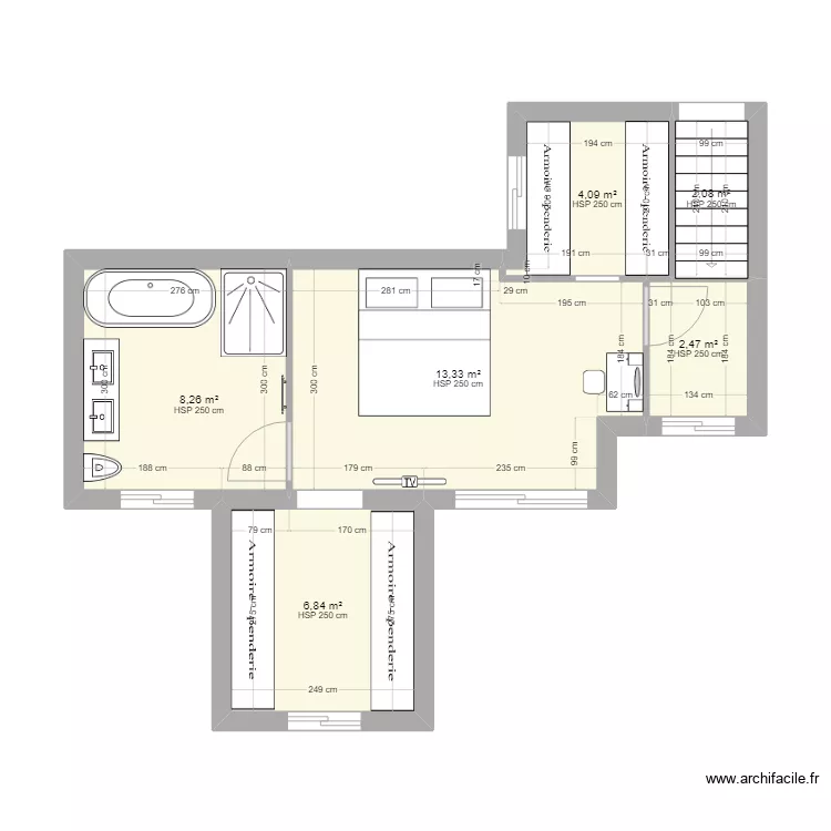 CONDORCET 3. Plan de 