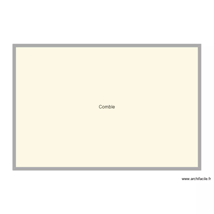 montarou comble. Plan de 